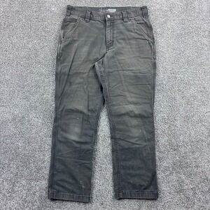 Vintage Carhartt Carpenter Pants Mens 32x30 Gray Faded Heavy Canvas Baggy Work
